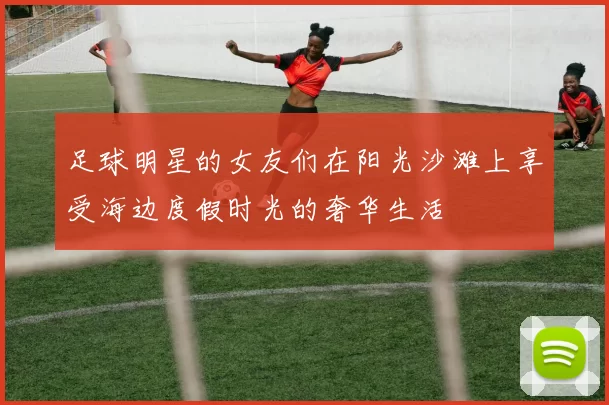 足球明星的女友们在阳光沙滩上享受海边度假时光的奢华生活