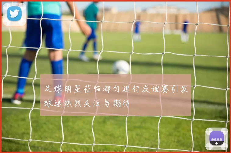 足球明星莅临都匀进行友谊赛引发球迷热烈关注与期待